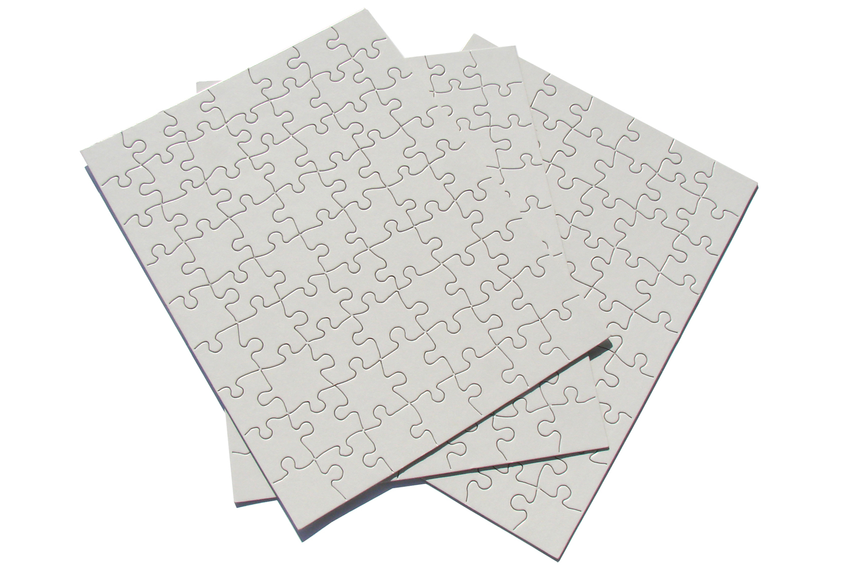 Inovart 2701 5.5 x 8 in. Blank Puzzle, White - 12 Piece - 12 Per Pack 